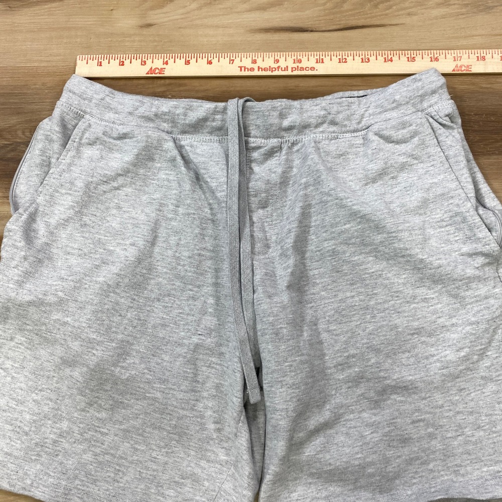 Eddie Bauer Lounge Shorts Mens L Minimalist Cotton Blend Relaxed Gray Heritage - Picture 2 of 6